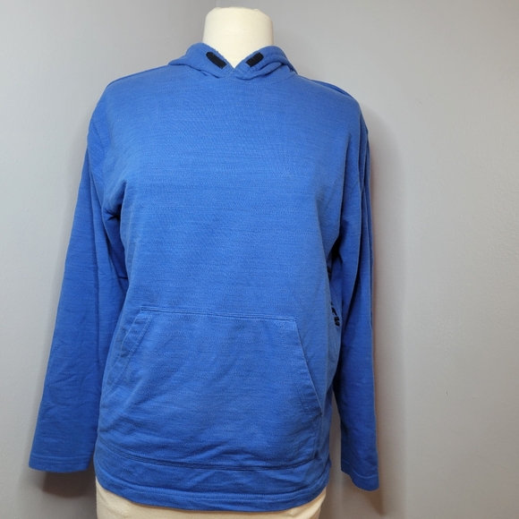 Hurley Men's Small H2O-Dri Modern Pullover Hoody Signal Blue Grey Lined Soft - Picture 7 of 14